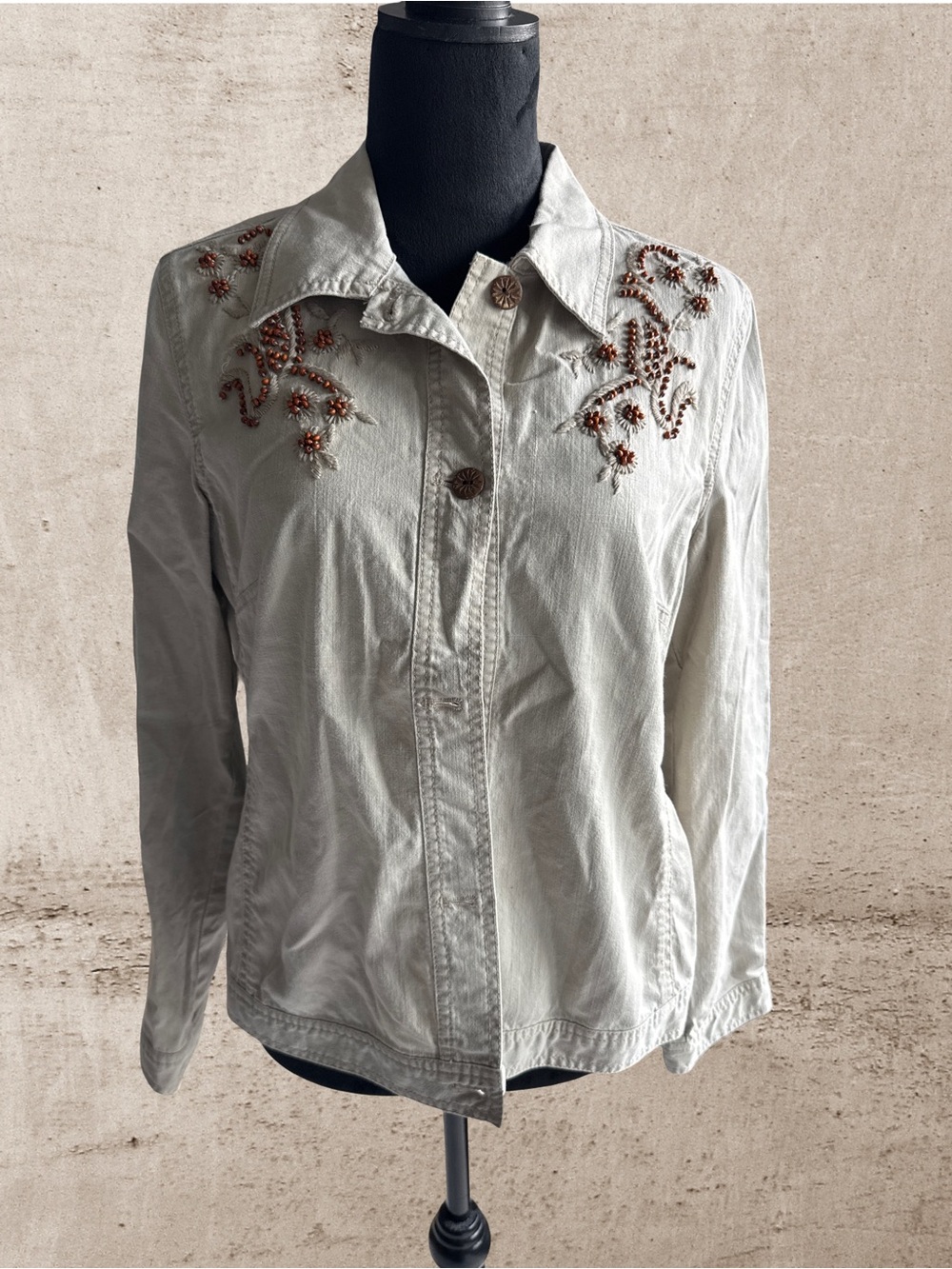 Susan Bristol Cream Collar Jacket